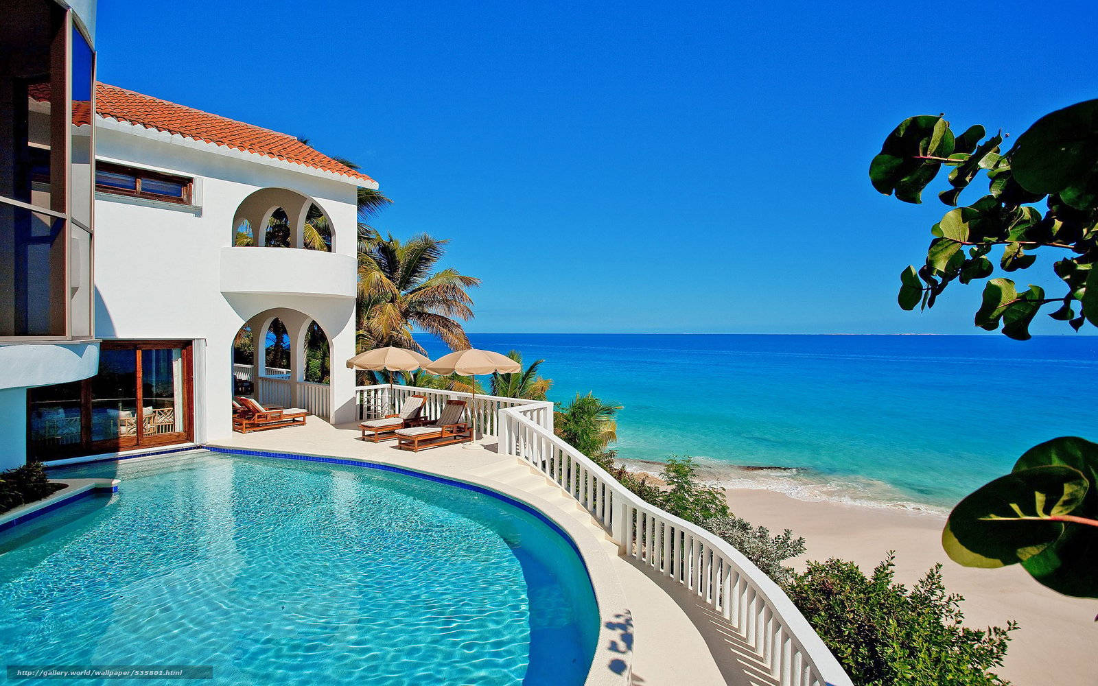 Luxury White Beach House