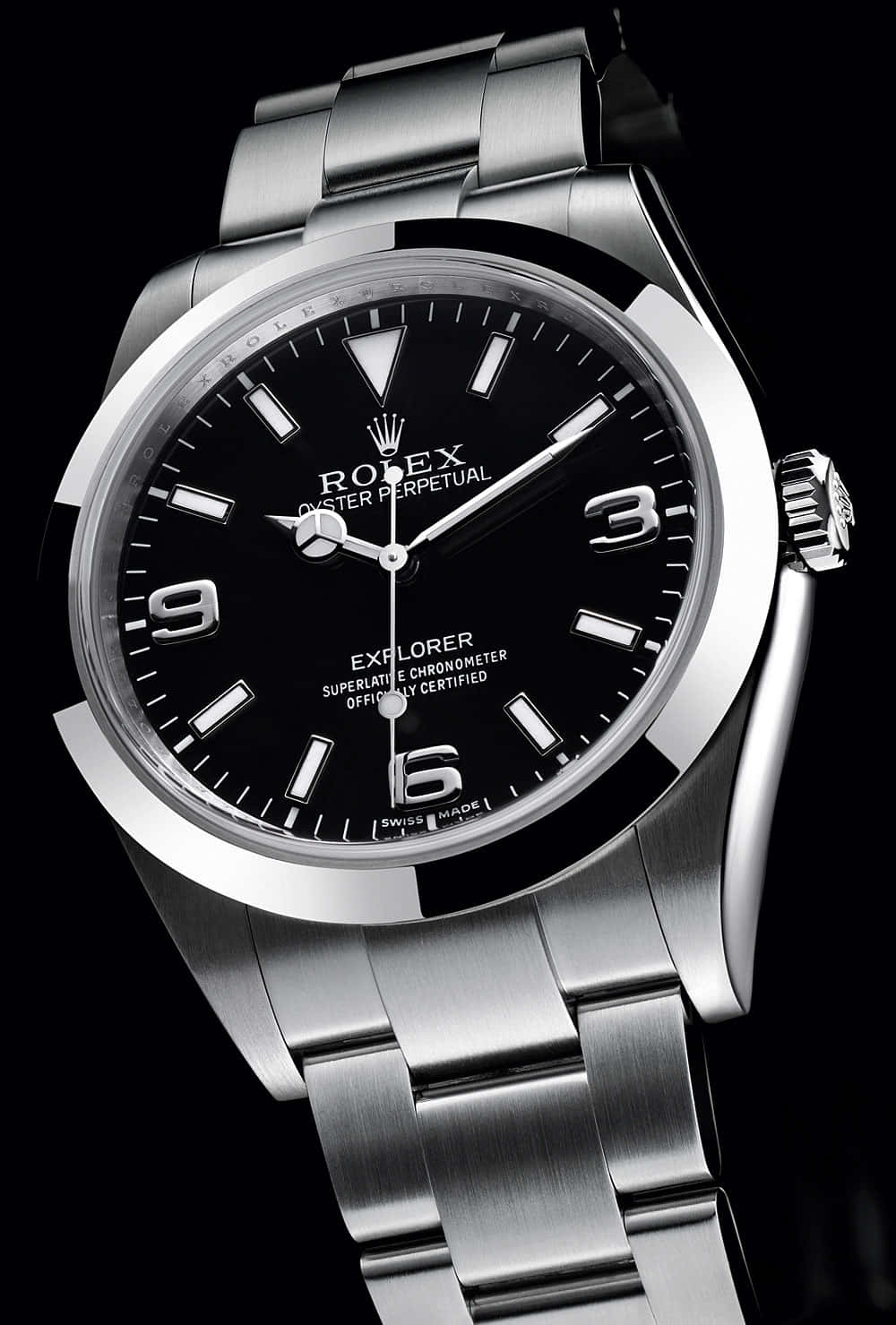 Luxury Wristwatch Rolex Explorer Background