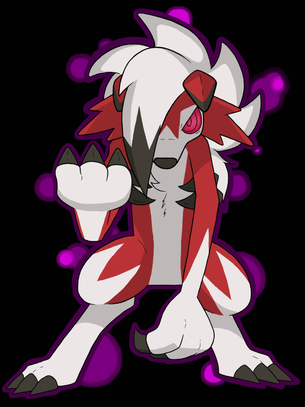 Lycanroc Midnight Purple