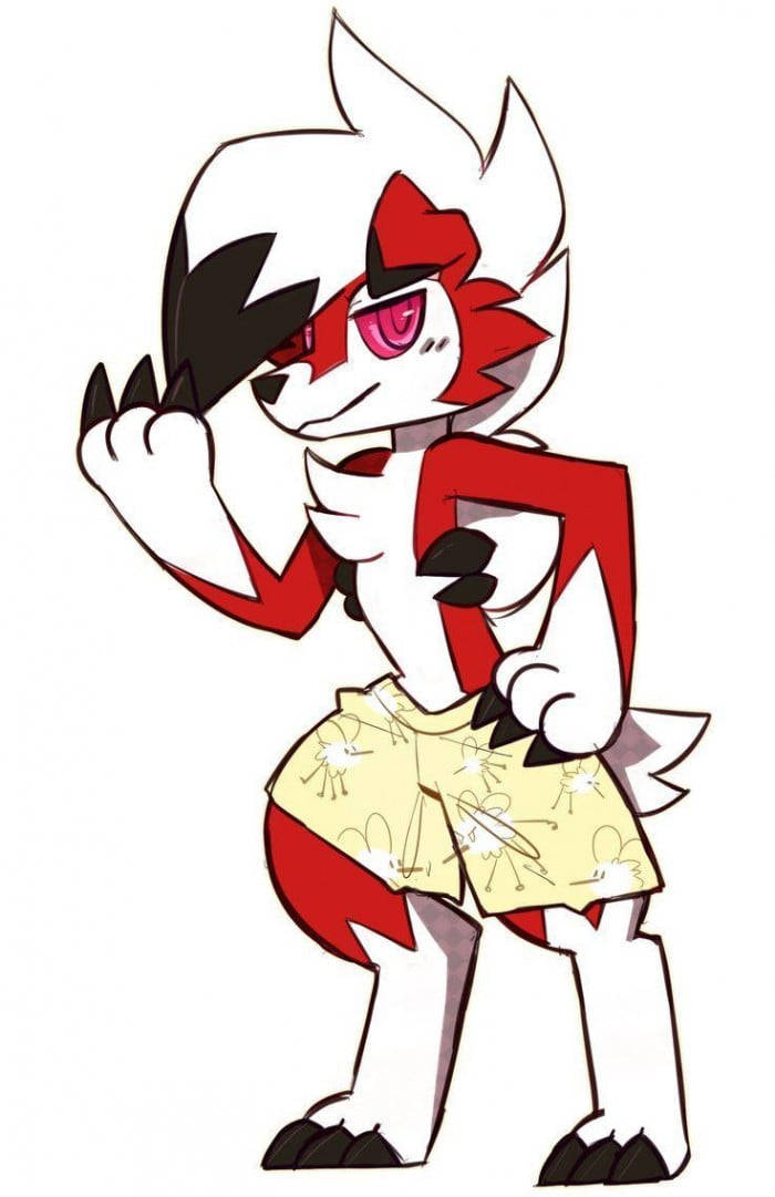 Lycanroc Midnight Shorts Background