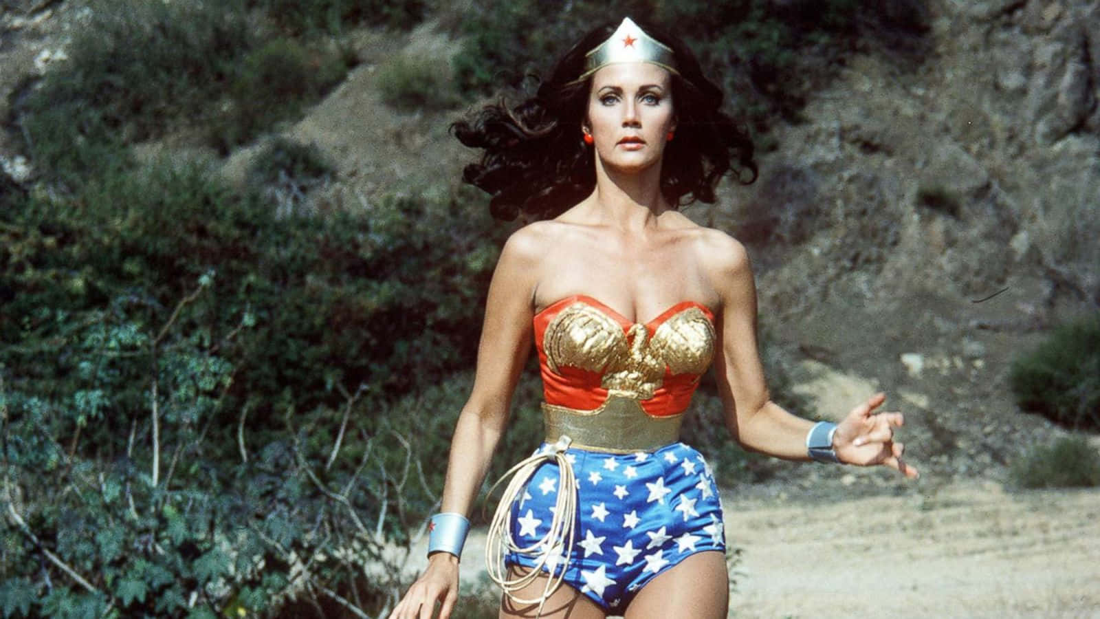 Lynda_ Carter_ Wonder_ Woman_ Classic_ Pose Background