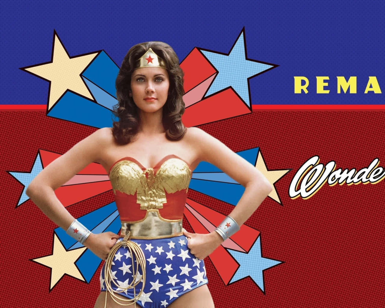 Lynda Carter Wonder Woman Pop Art