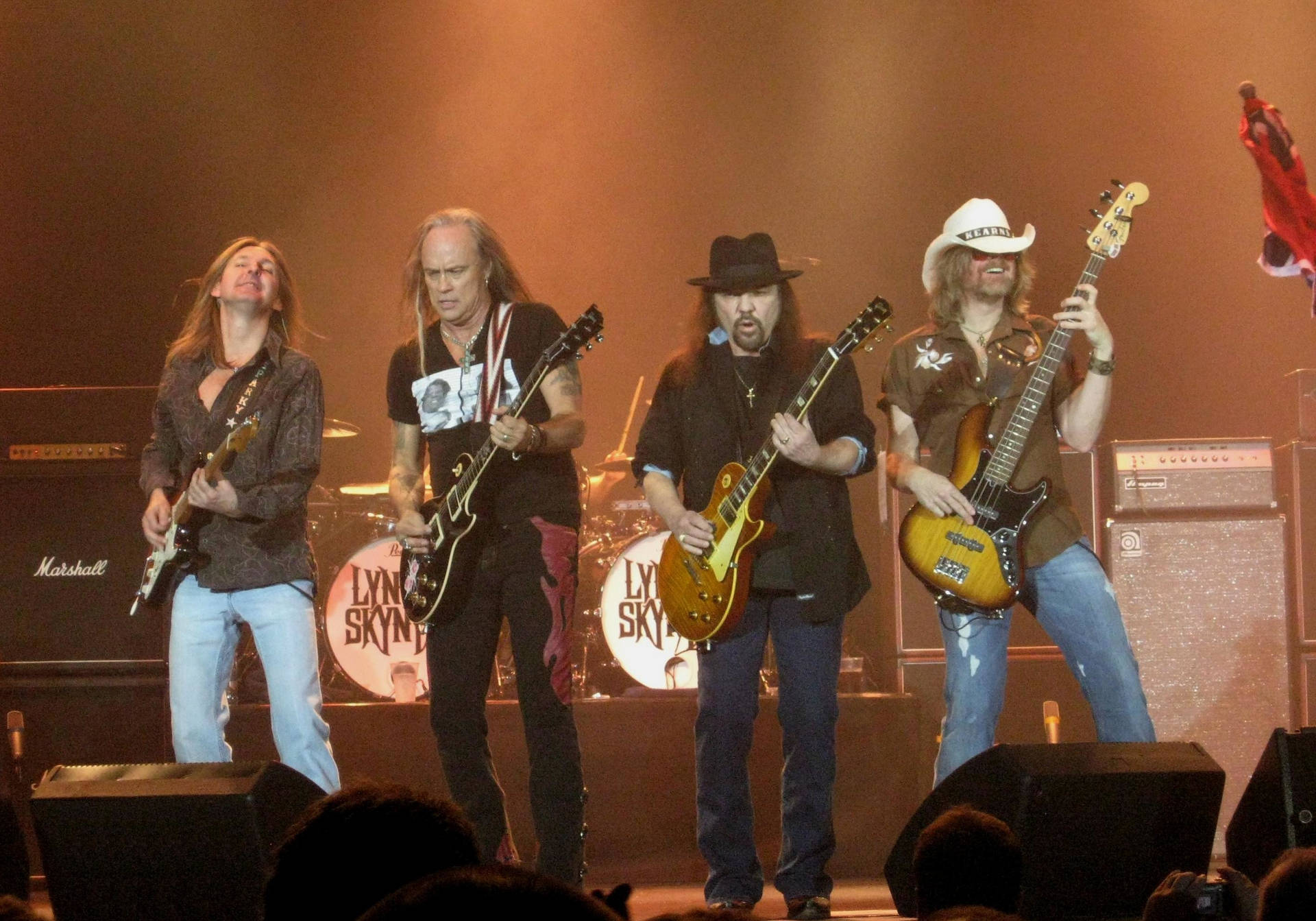 Lynyrd Skynyrd Live Performance In Cia Cardiff, 2010.