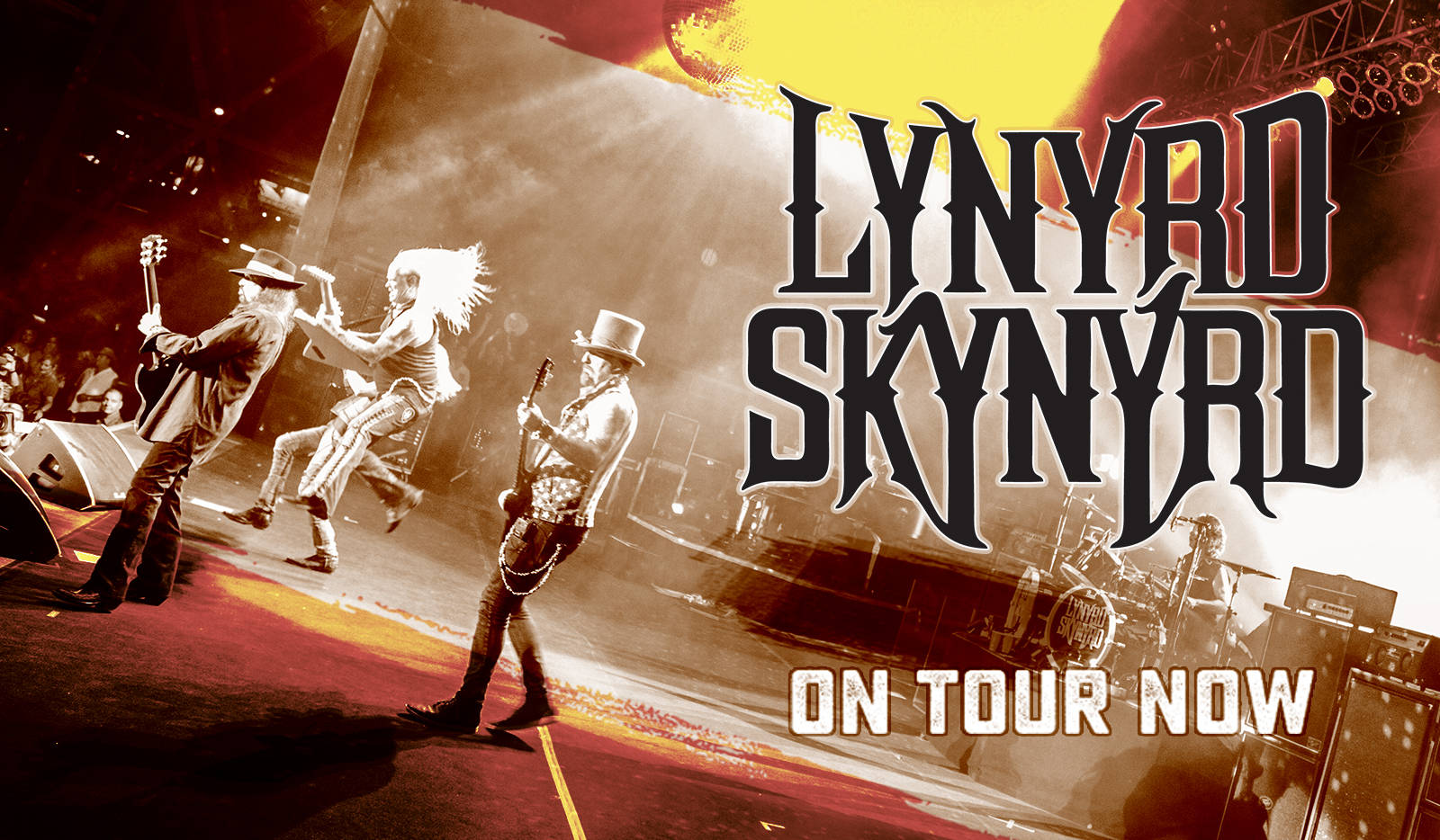 Lynyrd Skynyrd Tour Promotional Poster Background