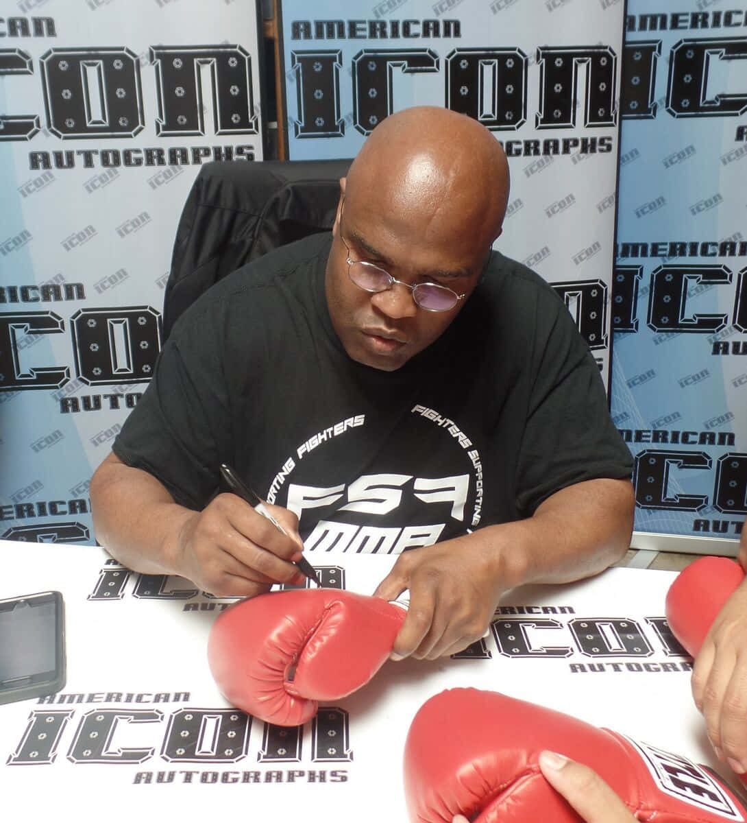 M M A Fighter Autograph Session Background