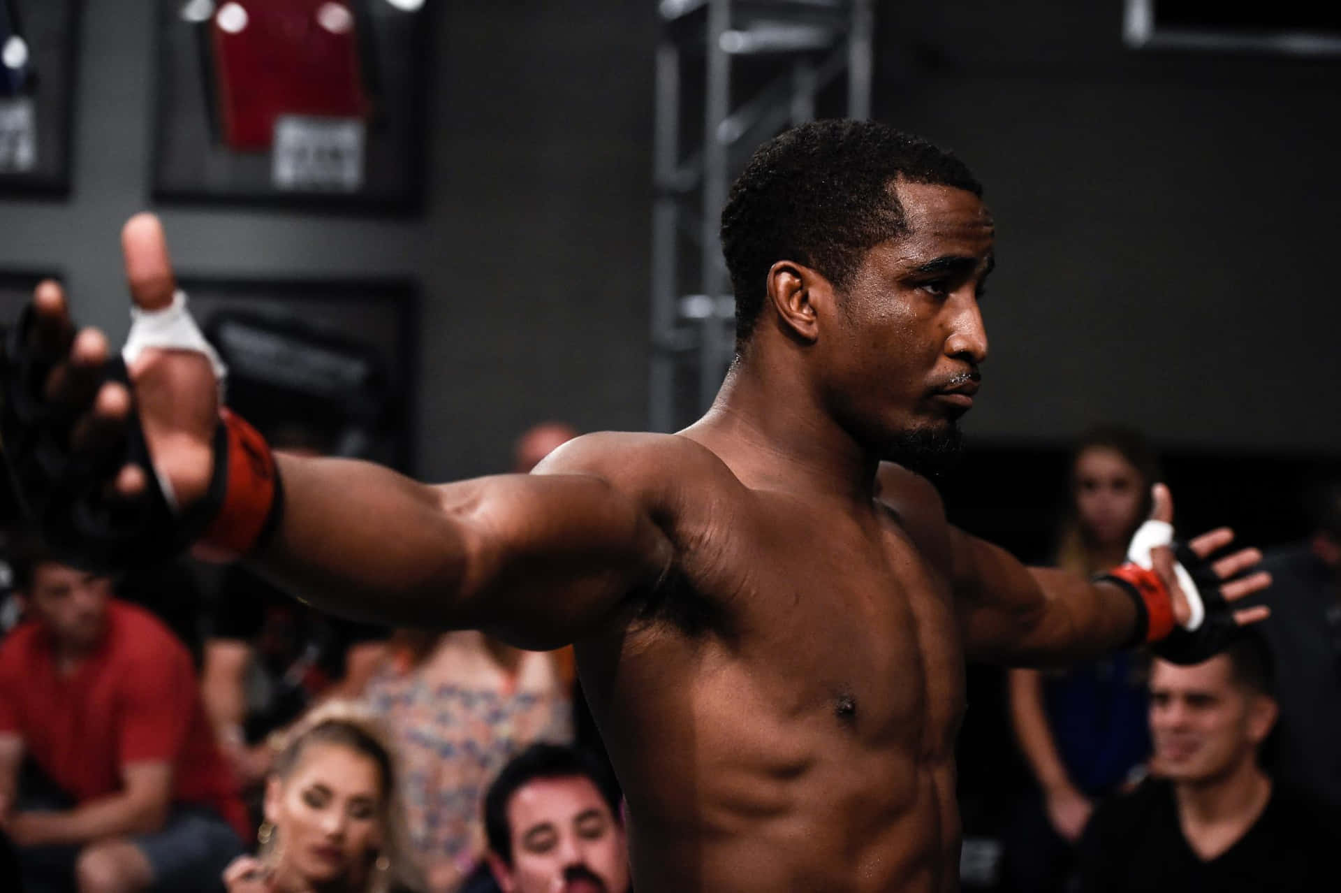 M M A Fighter Geoff Neal Pre Fight Focus Background