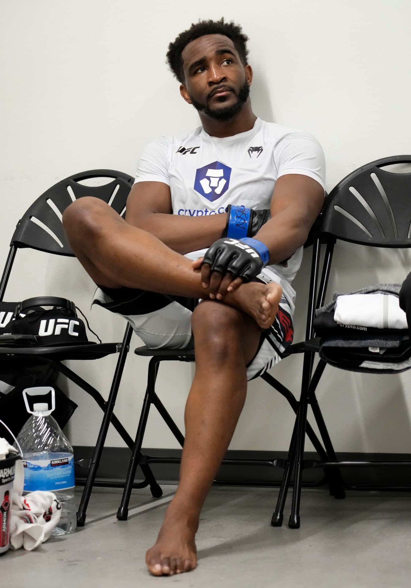 M M A Fighter Geoff Neal Pre Fight Preparation Background