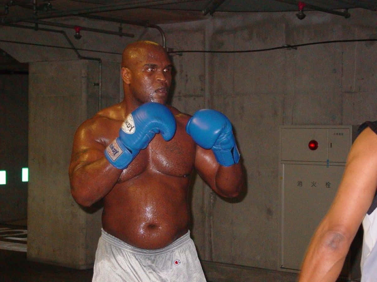 M M A Fighter Preparation Gary Goodridge Background