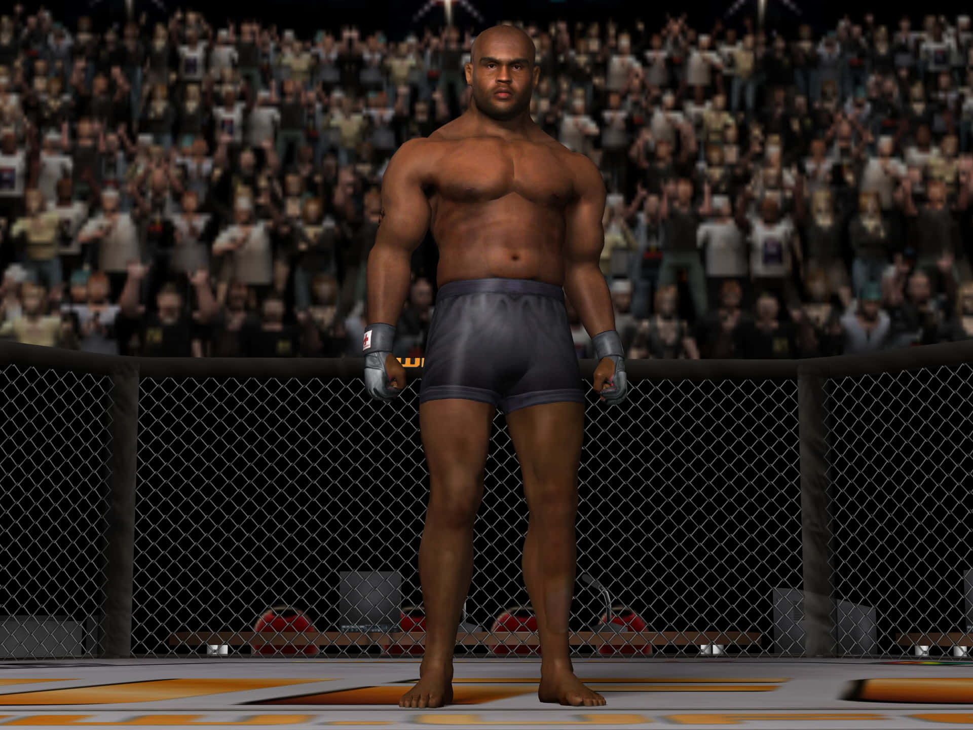 M M A Fighter Readyto Compete Background