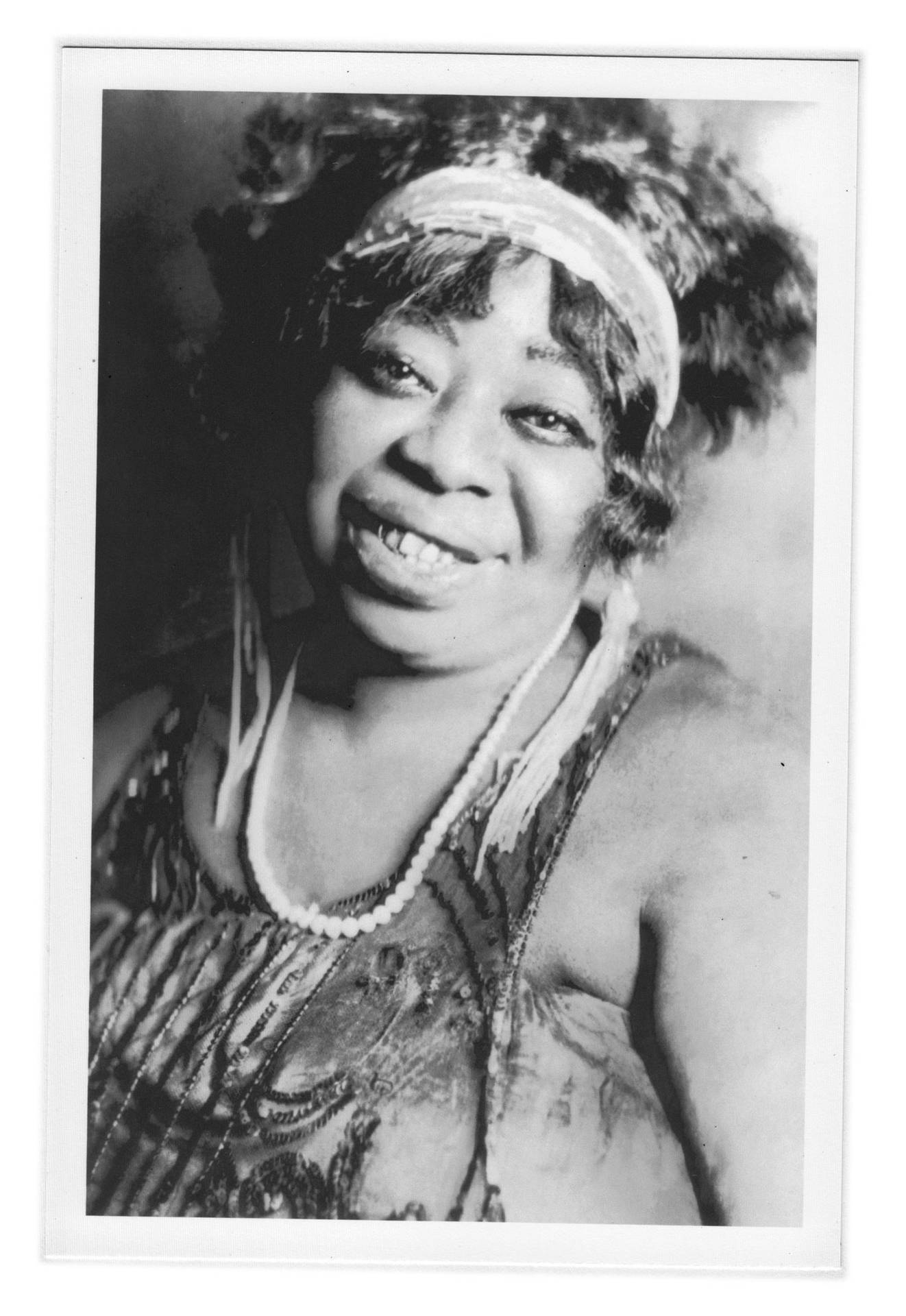 Ma Rainey American Singer Portrait Background