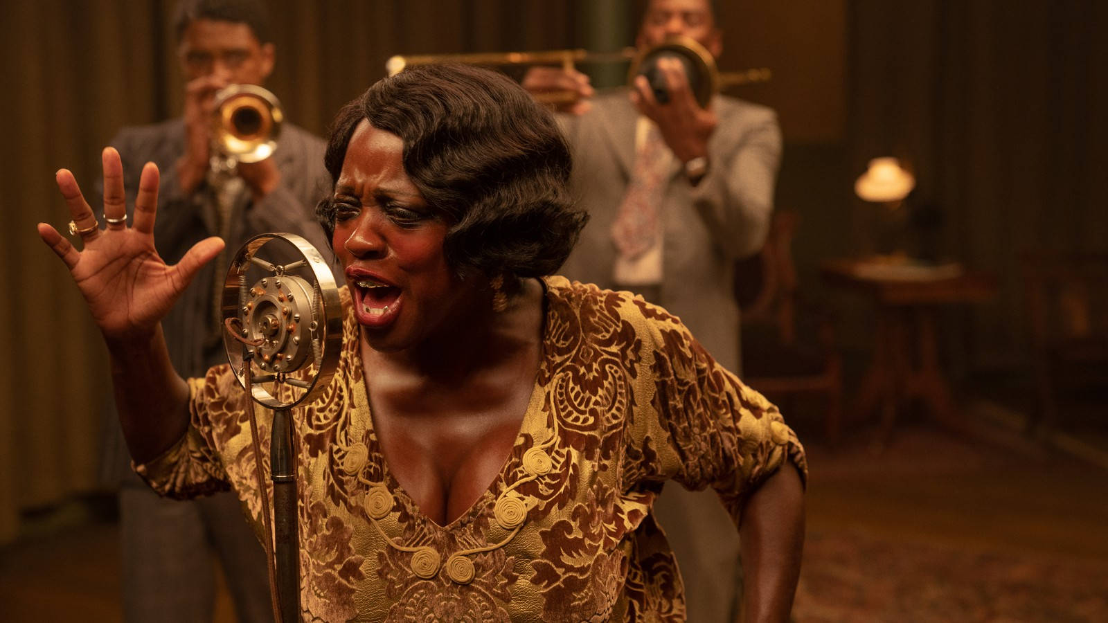 Ma Rainey Black Bottom Recording Scene