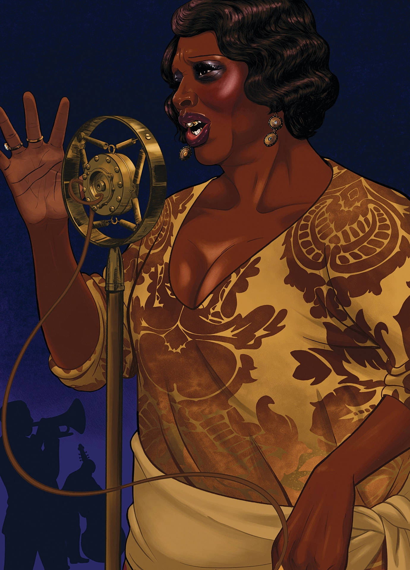 Ma Rainey Singer Poster Art Background