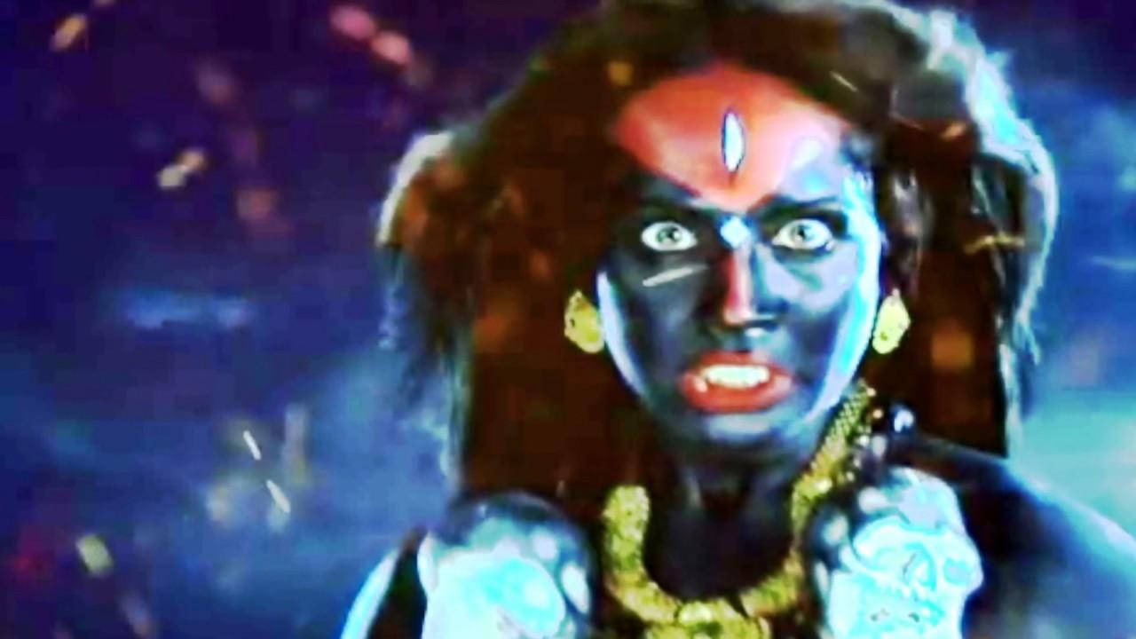 Maa Kali Close-up Shocked Face