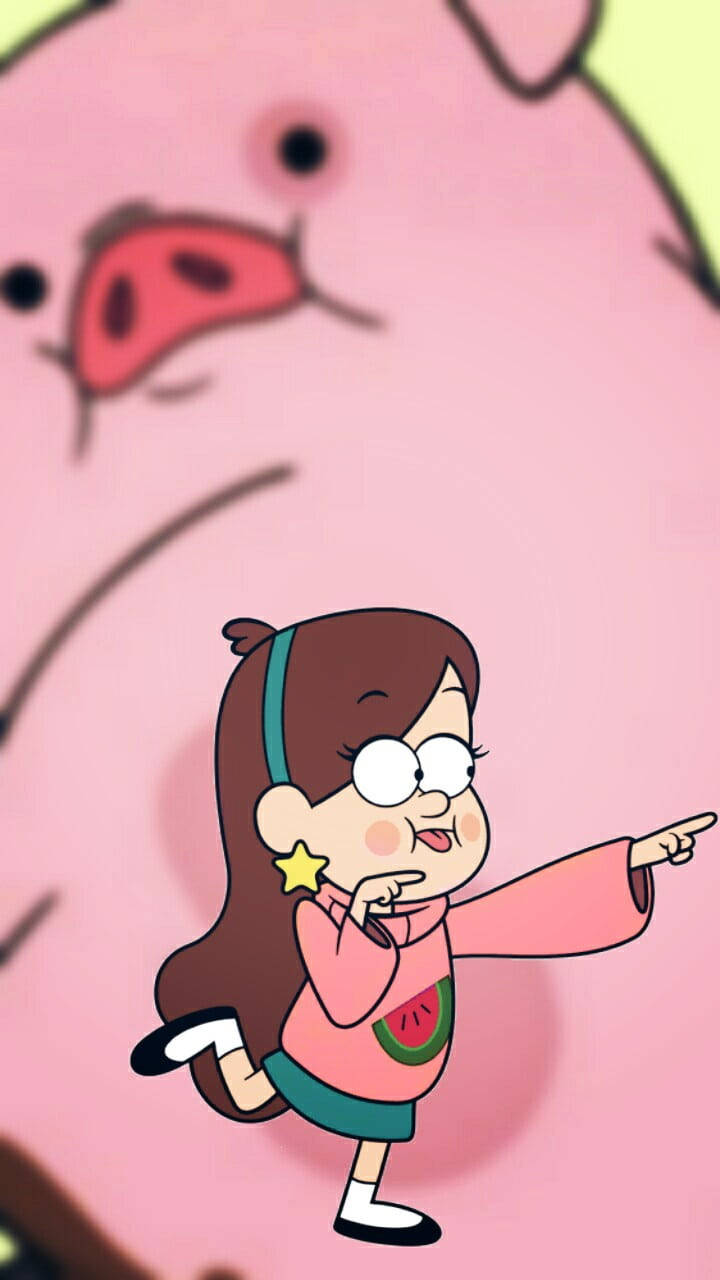 Mabel Pines And Waddle Background