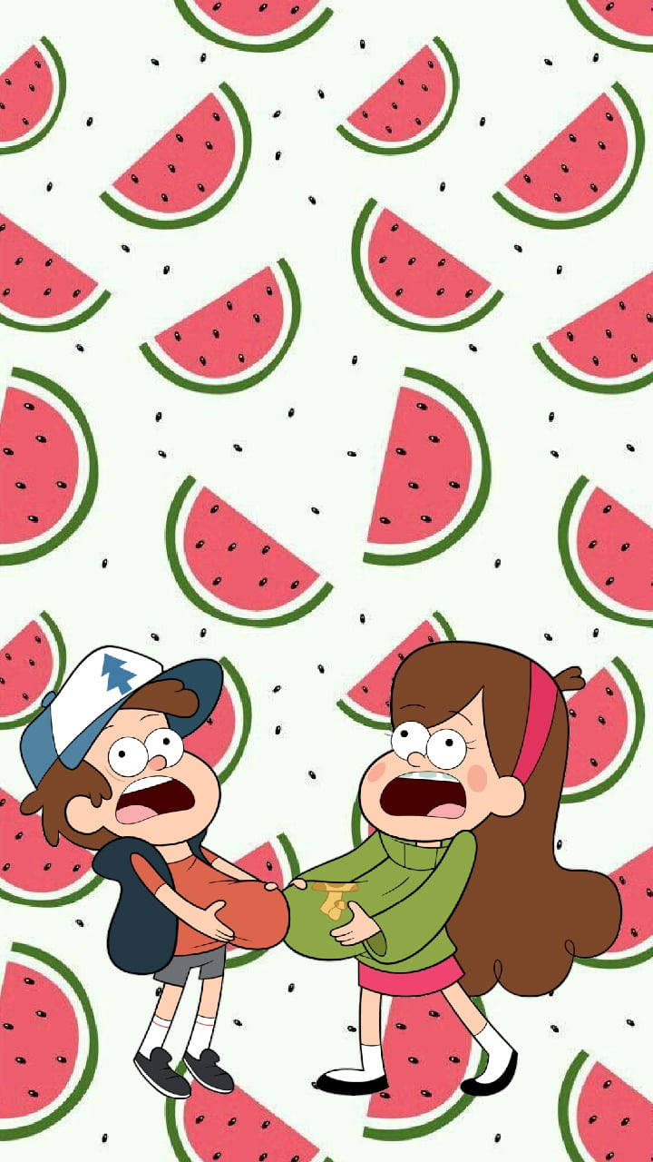 Mabel Pines Watermelons Background