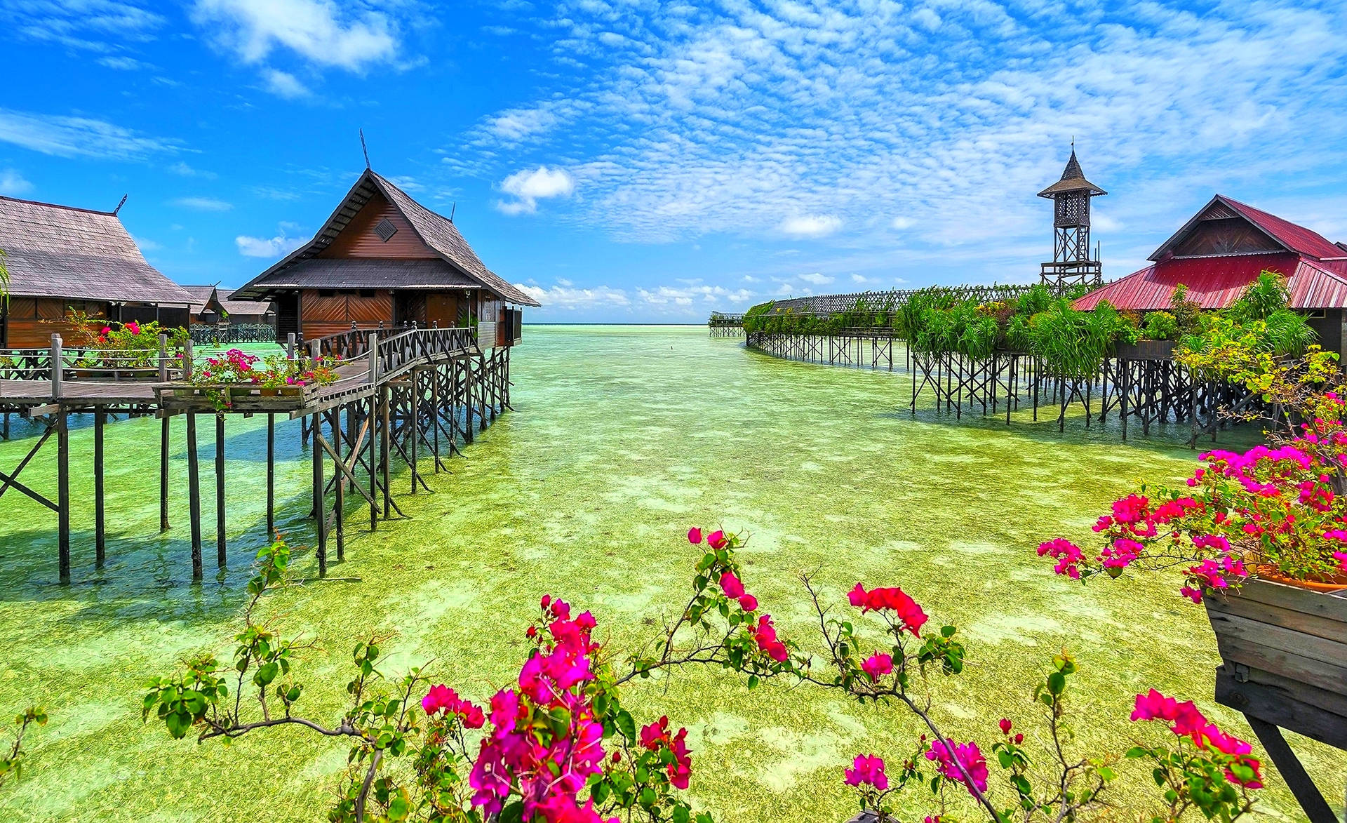 Mabul Island Malaysia Background