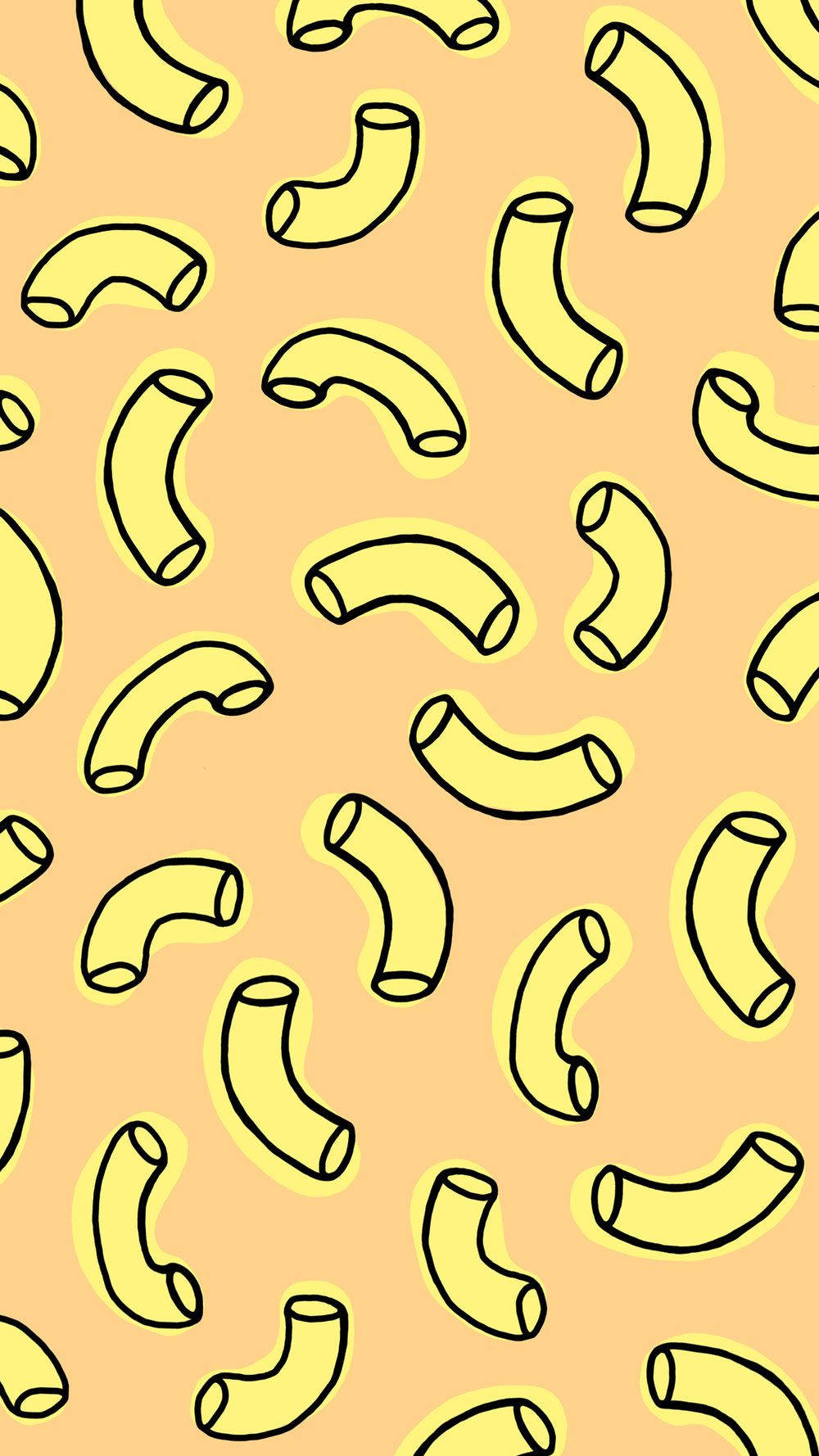 Mac And Cheese Pop Art Background