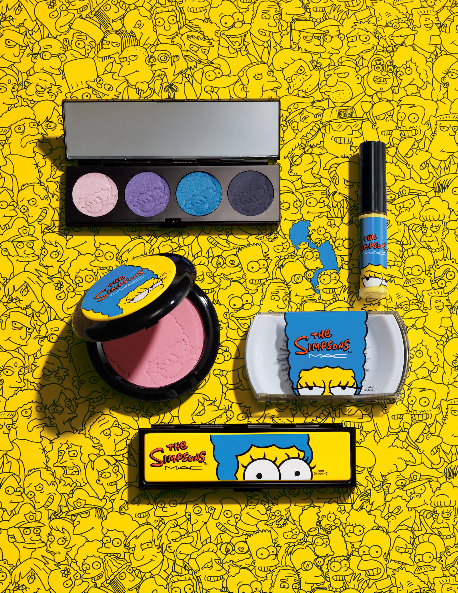 Mac Cosmetics And Simpsons Background