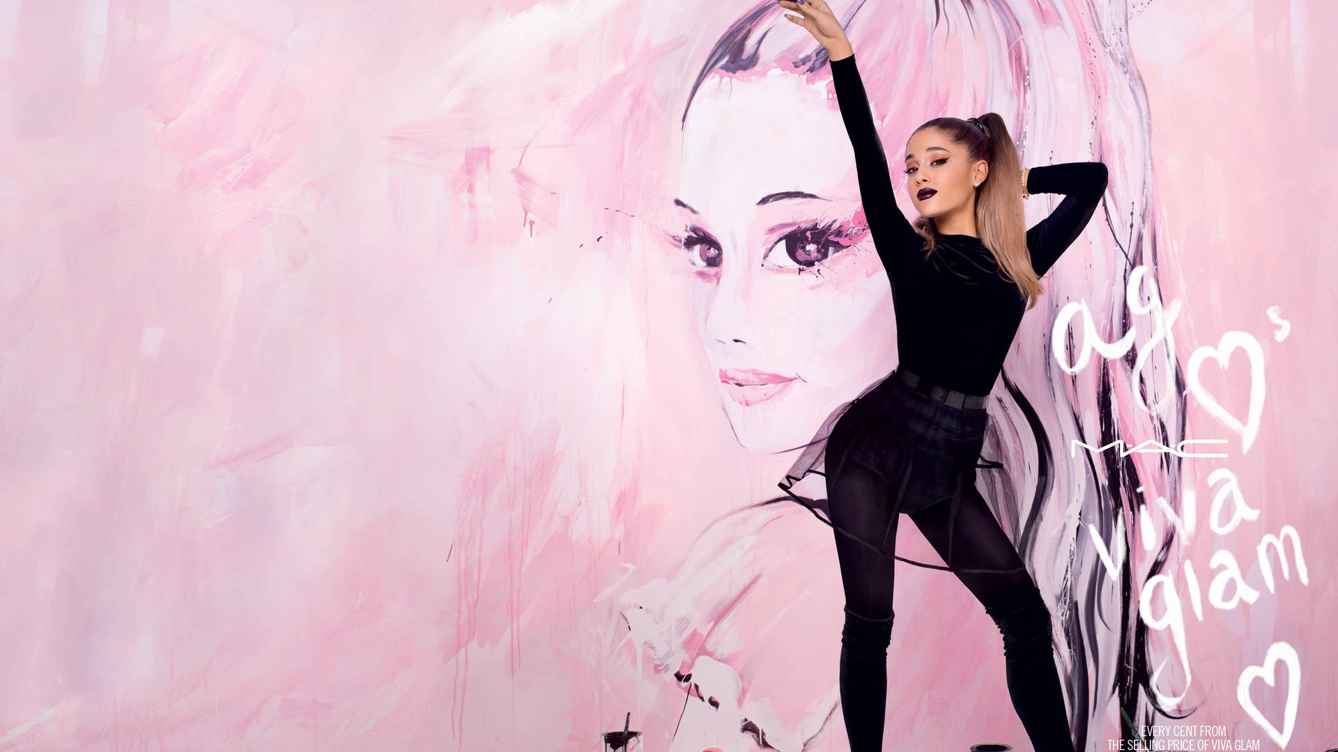 Mac Cosmetics Ariana Viva Background