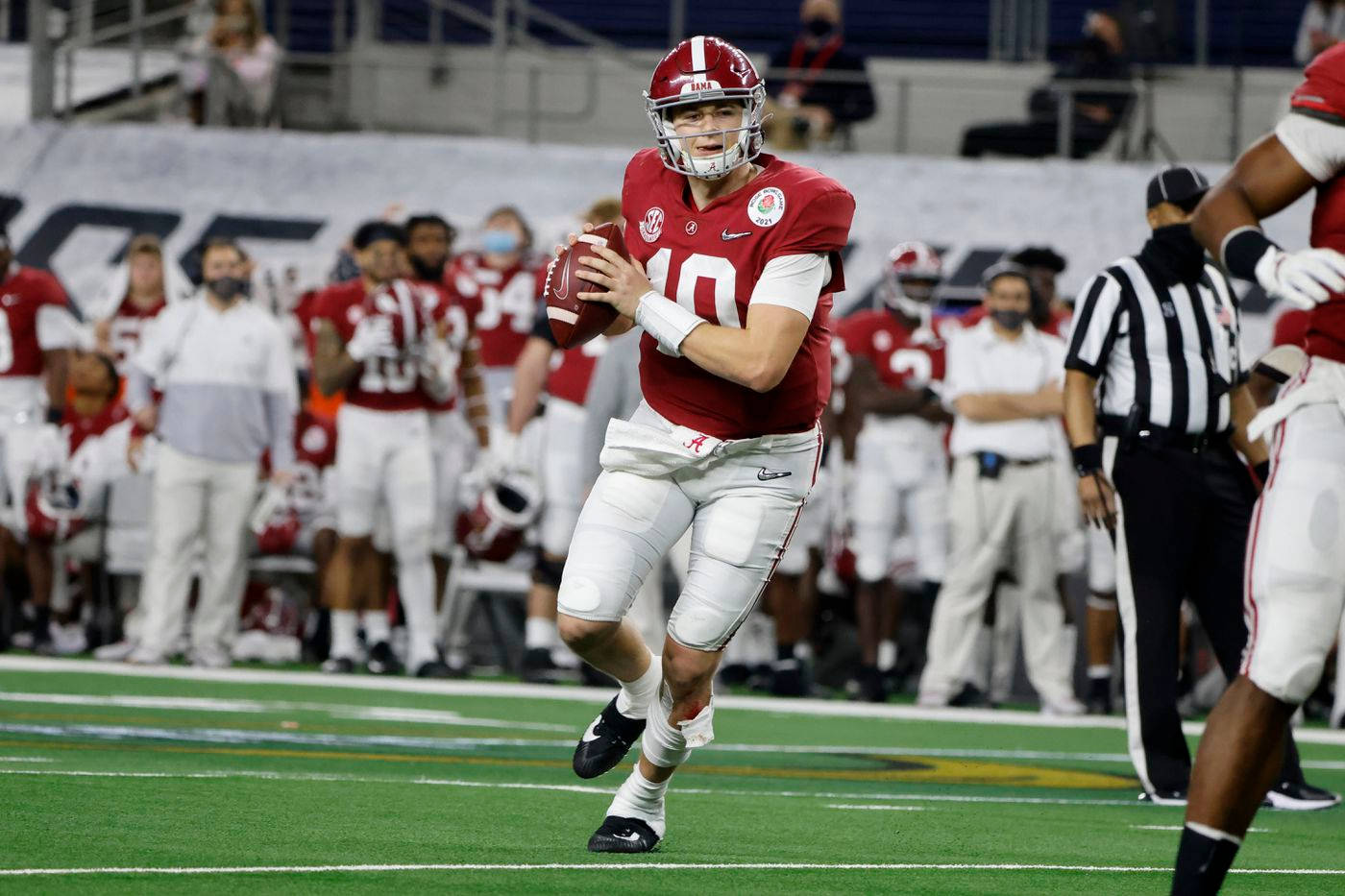 Mac Jones Looking Fierce With Alabama Crimson Tide