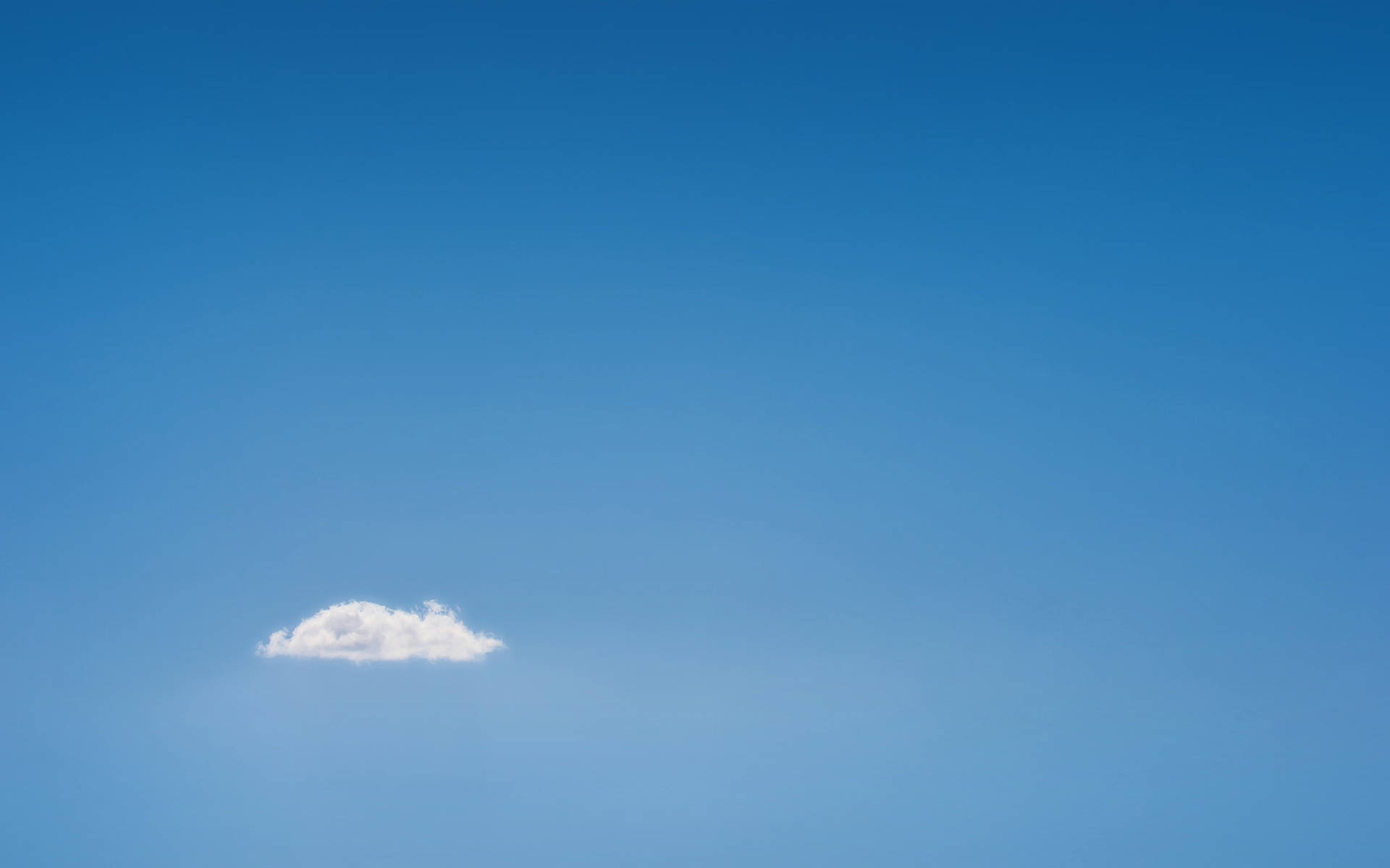 Macbook Air Lonely Cloud Background