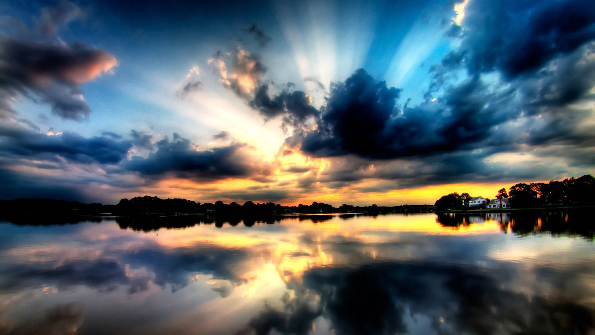 Macbook Air Water Sunset Background