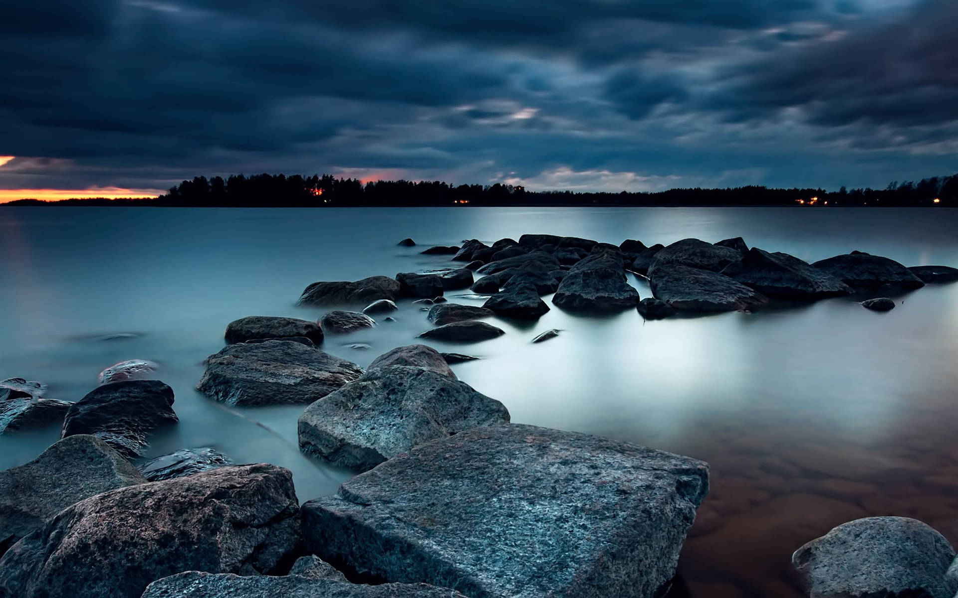 Macbook Pro Rocky Shore Background