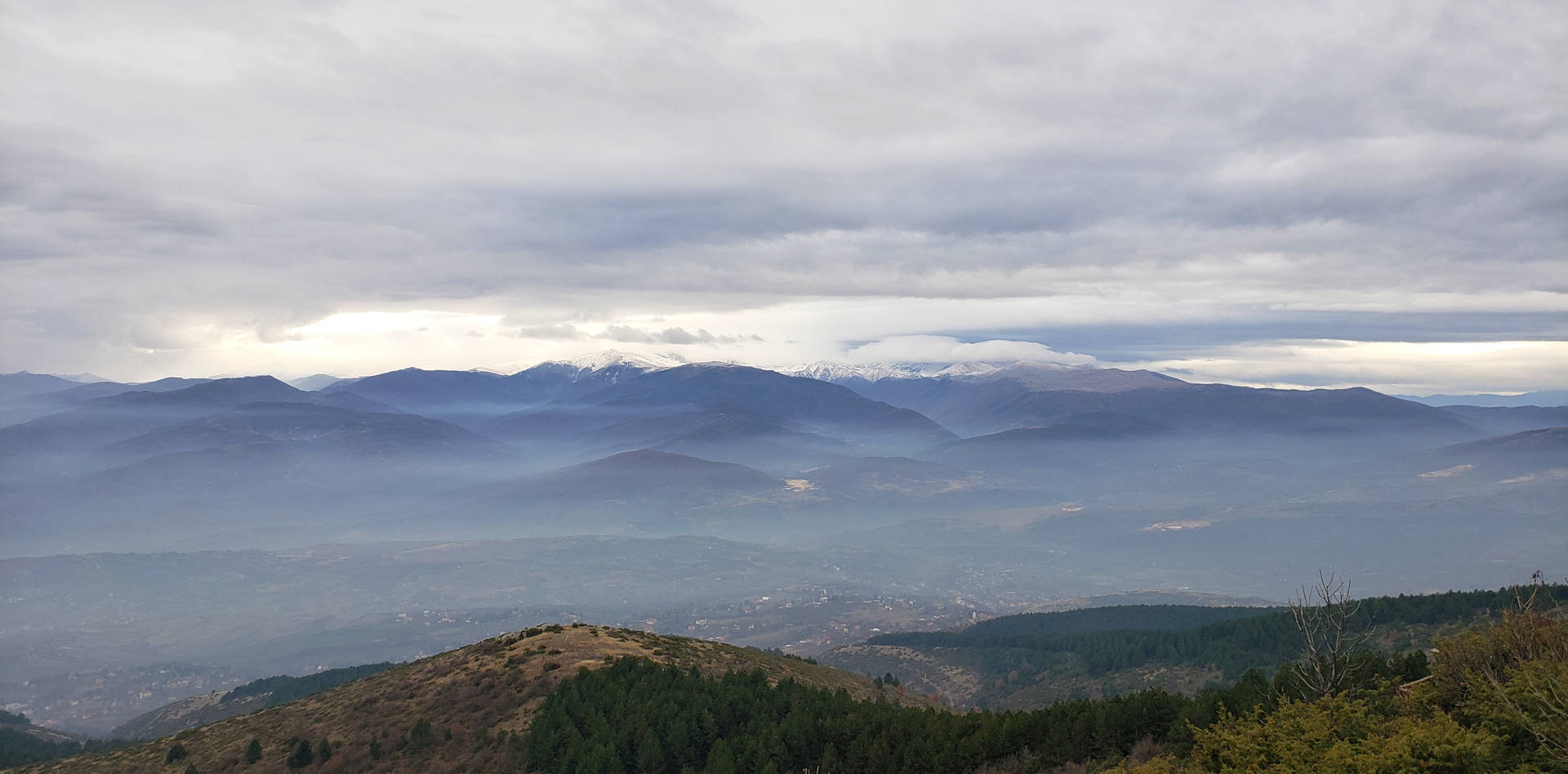 Macedonia Vodno Mountain Background