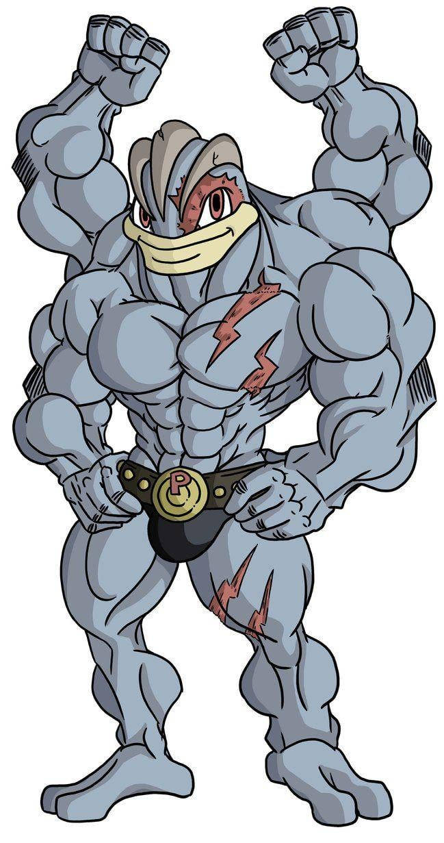 Machamp Skin Injuries Background