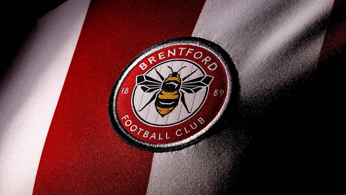 Machine-sewn Brentford Fc Logo Background