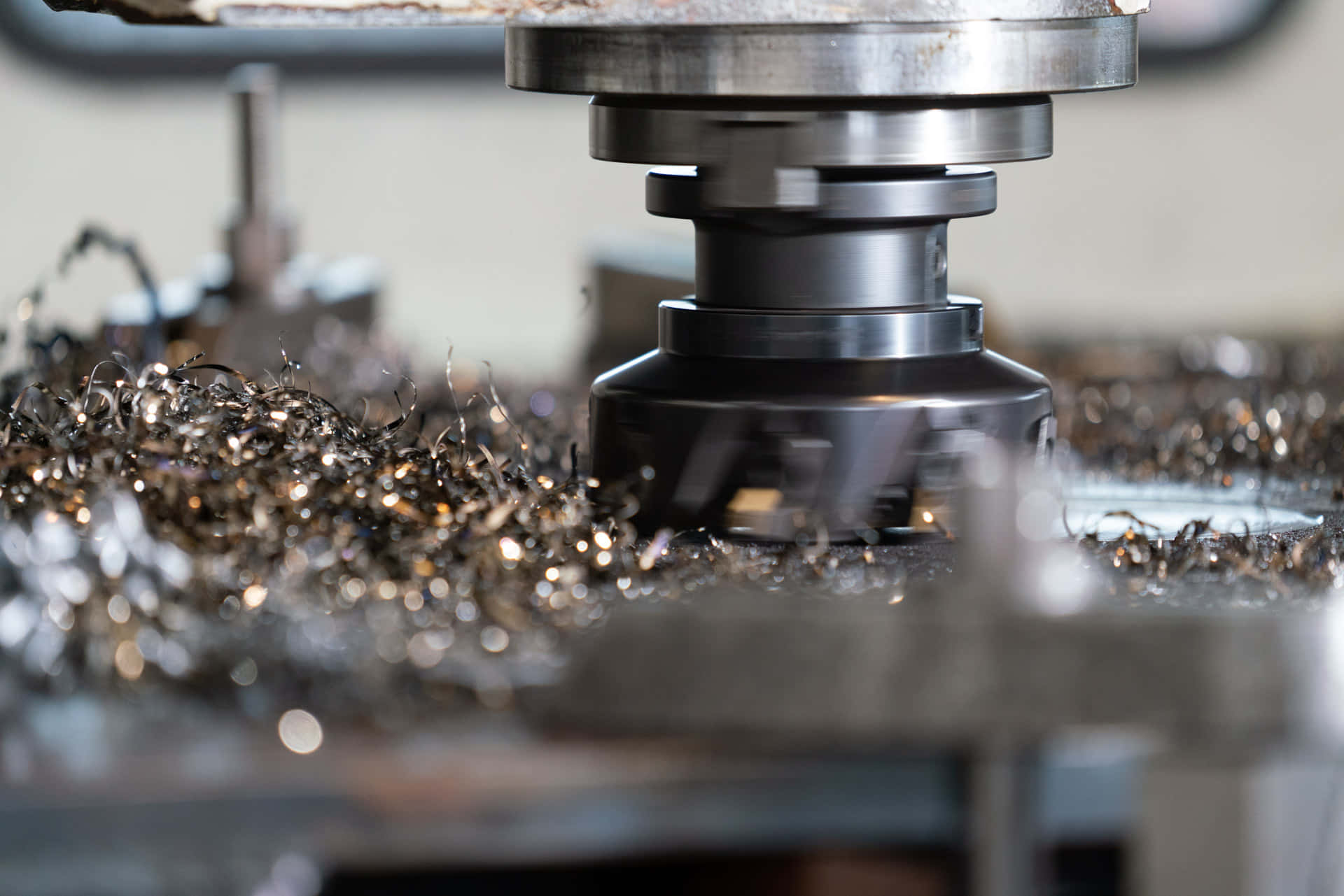 Machining Metal Presser Background