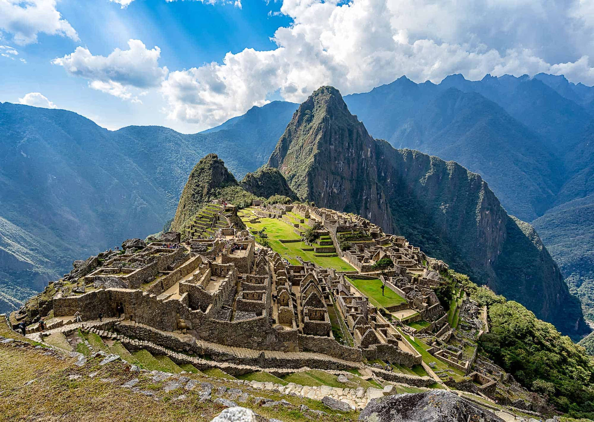 Machu Picchu In Peru Background