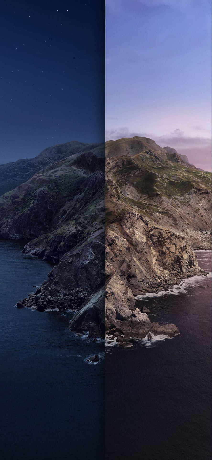 Macos Catalina Night And Day Background