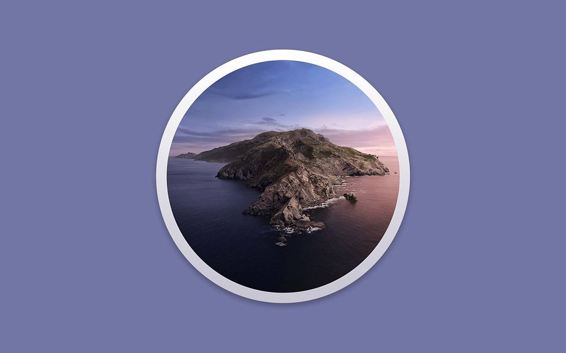 Macos Catalina Purple Poster Background