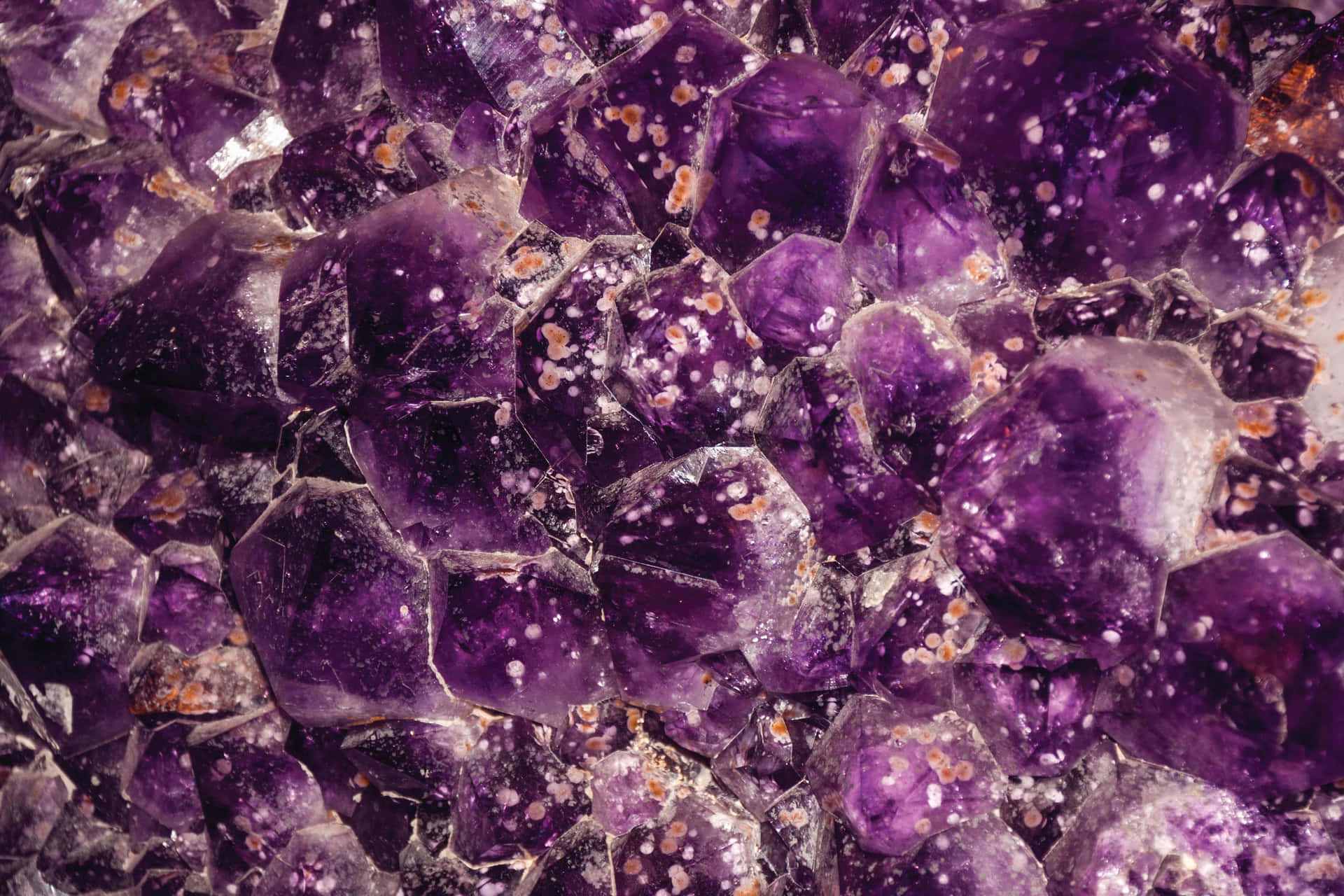 Macro Photography Amethyst Gemstone