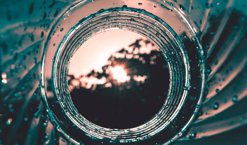 Macro Plastic Bottle