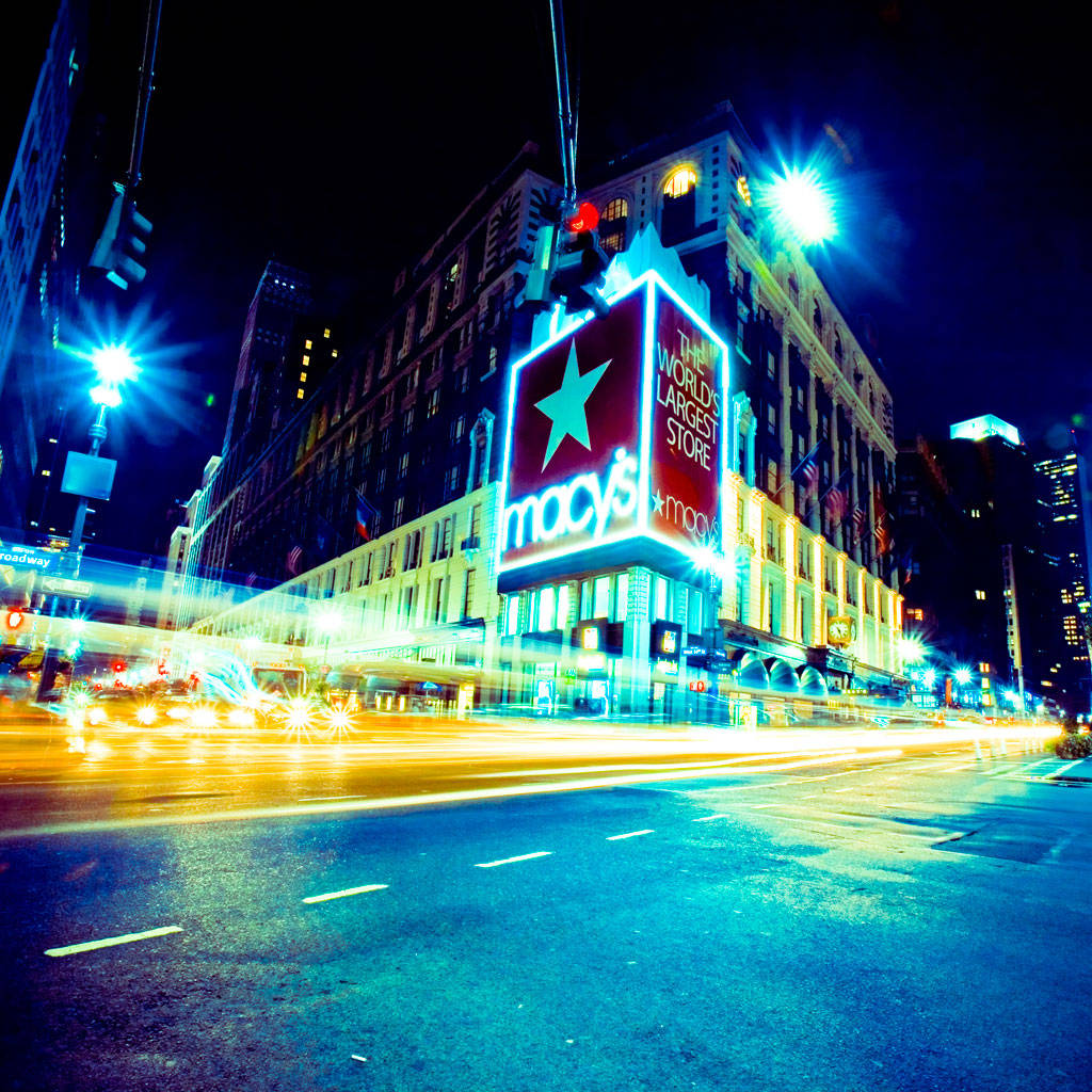 Macys New York Night