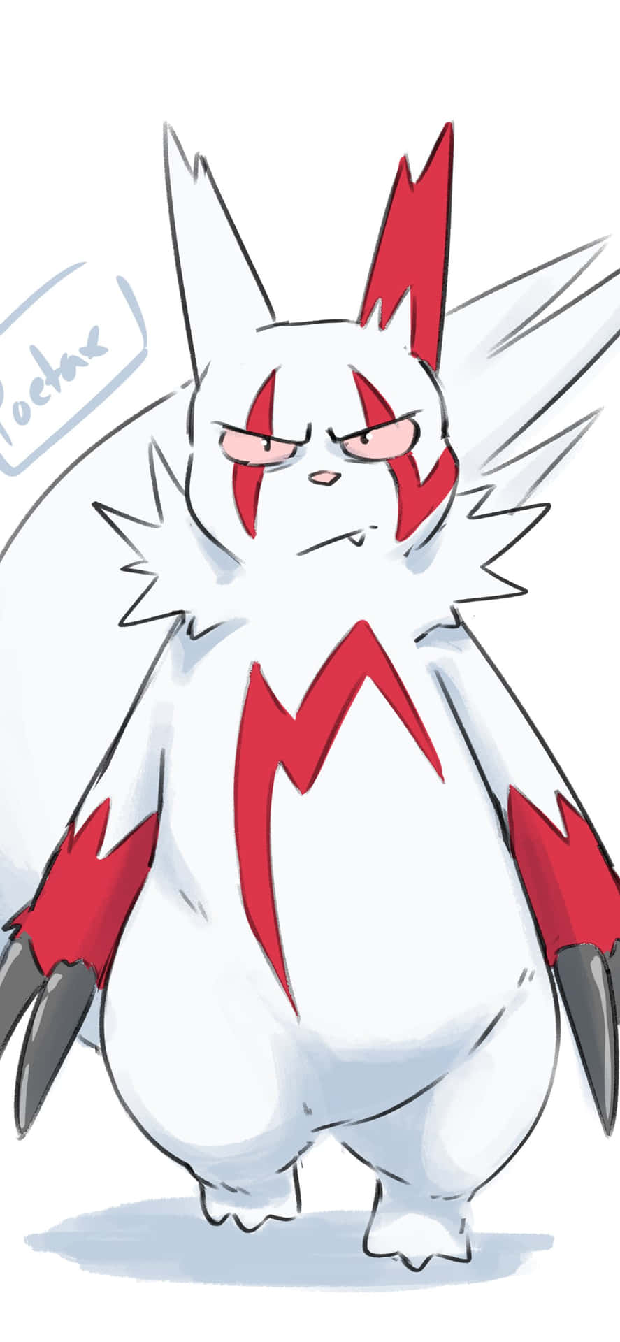 Mad Face Of Zangoose Background