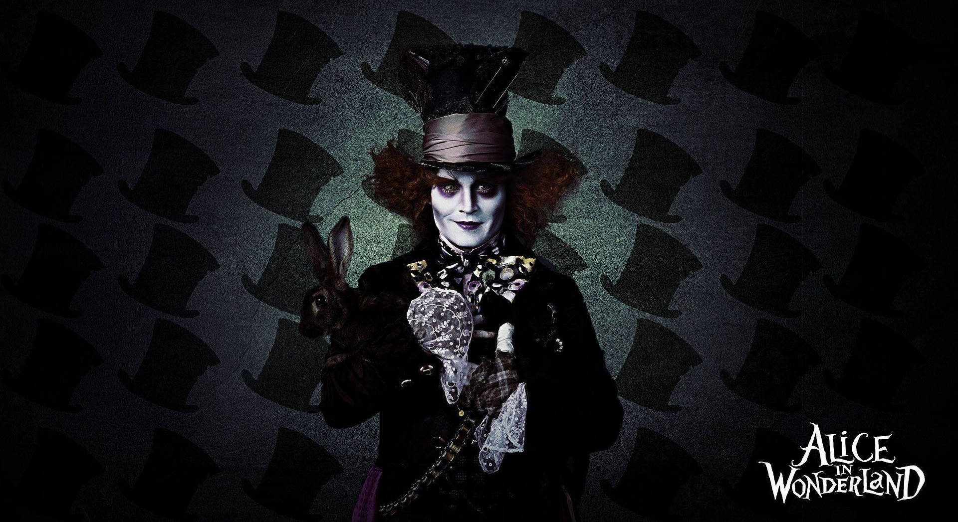 Mad Hatter Alice In Wonderland 2010 Background