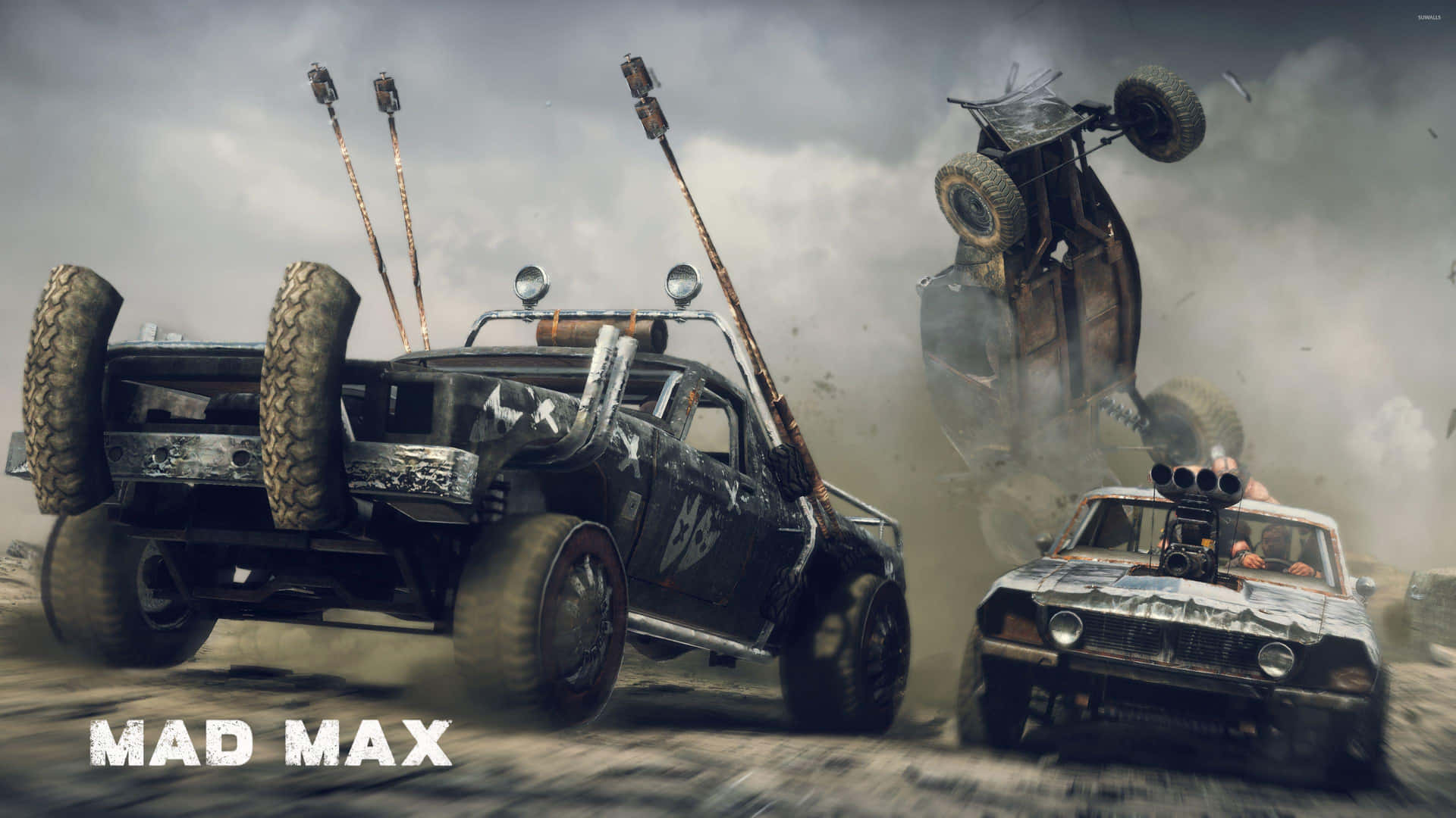 Mad_ Max_ Chaotic_ Desert_ Car_ Chase Background