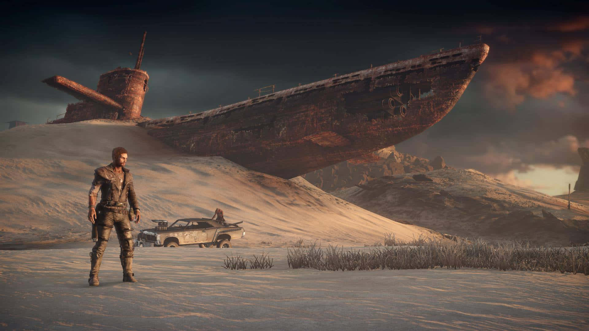 Mad_ Max_ Desolate_ Landscape_with_ Shipwreck Background