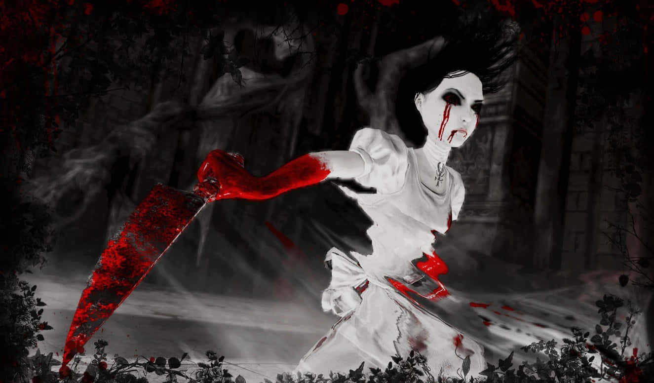 Mad Or Hysterical Alice Anime Background