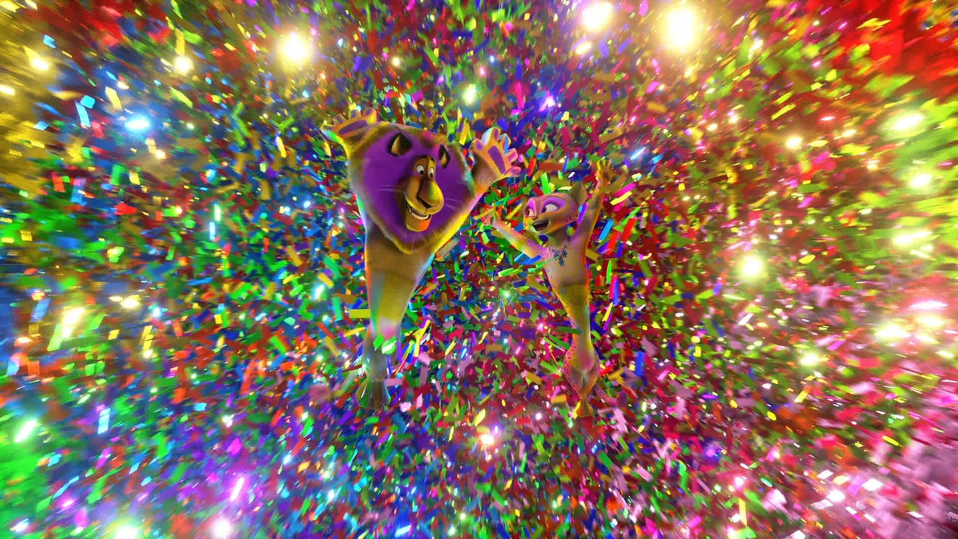Madagascar 3 Europes Most Wanted Character Lineup Background