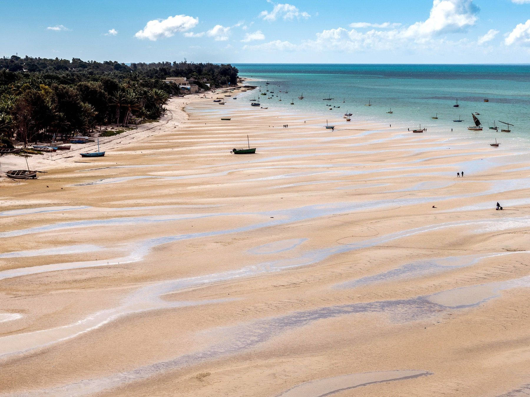 Madagascar Beach During Low Tide