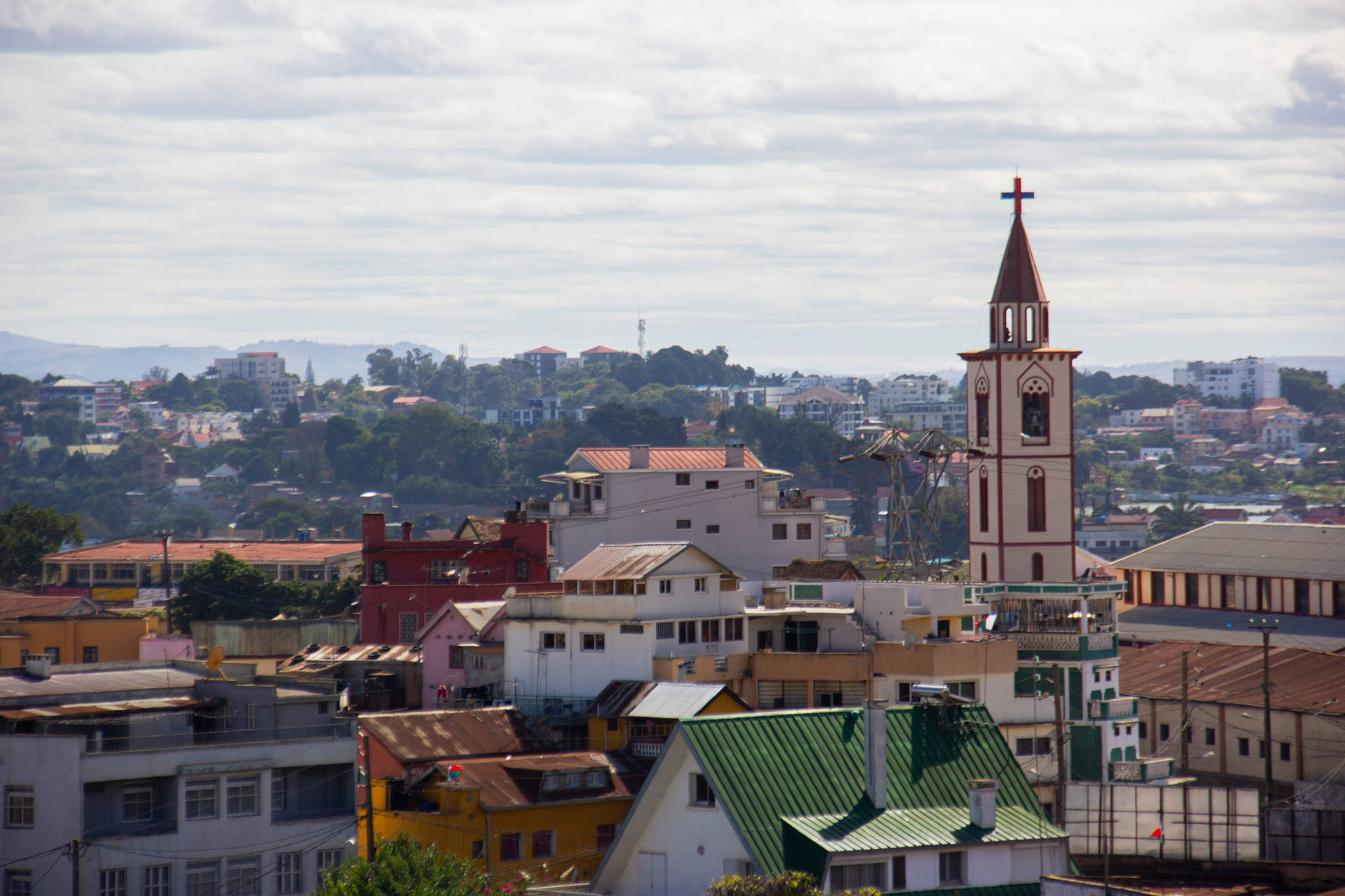 Madagascar City View Background