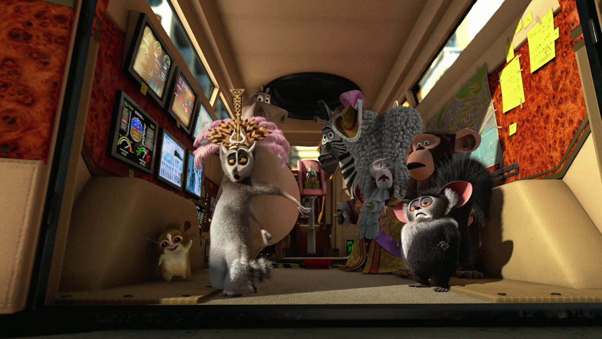 Madagascar3 Characters Planning Heist