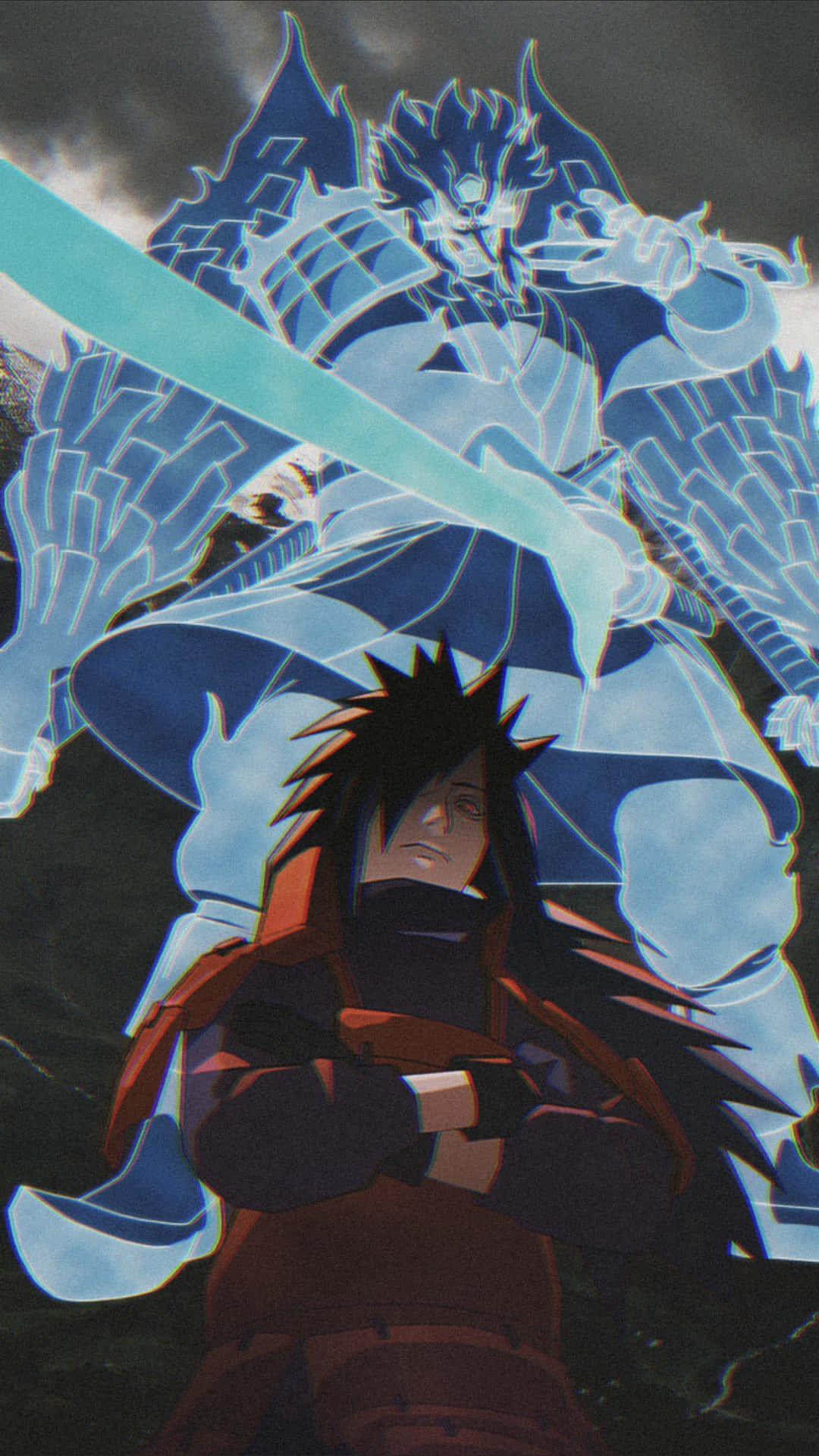 Madara Uchiha Unleashed - Iphone Wallpaper Background