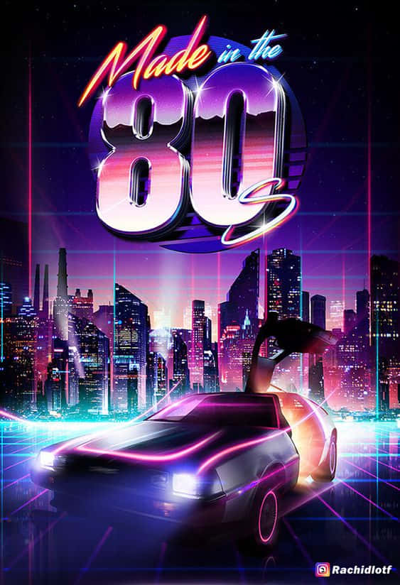 Made In The 80s By Sonic Sonic Background