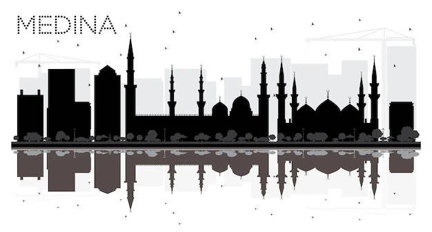 Madina City In Black Clipart Background