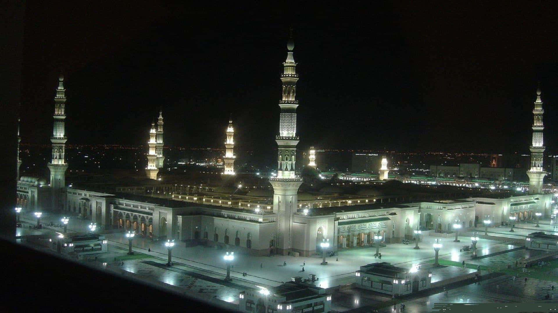 Madina Mosque Night View